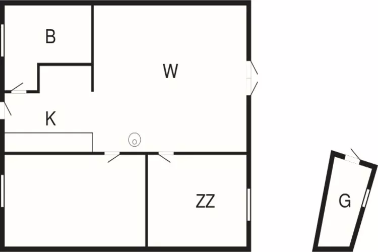Kustplezier Toevluchtsoord-By Traum-Plattegrond
