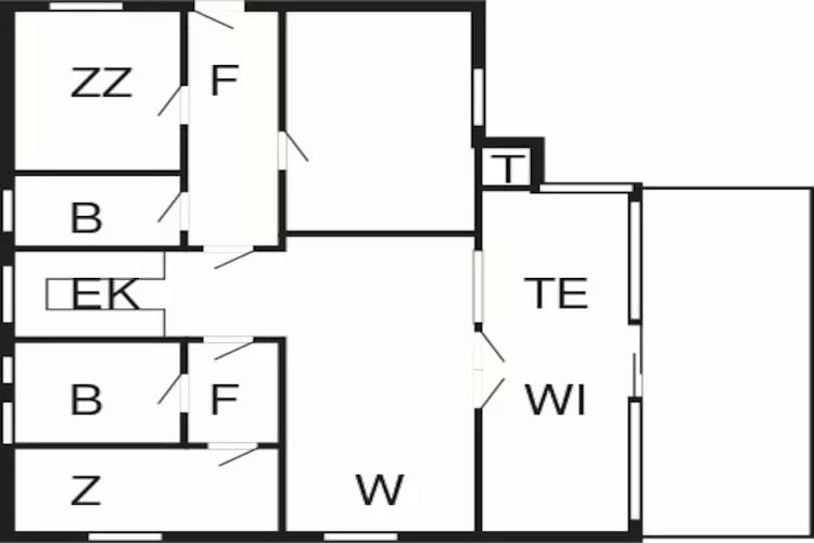 5 persoons vakantie huis in Ålbæk-Plattegrond