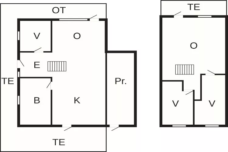 6 persoons vakantie huis in Ebeltoft-Plattegrond