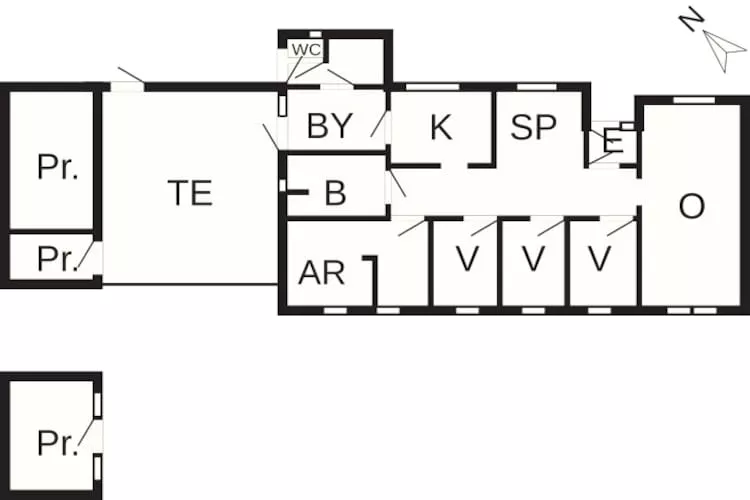 Rustig visserstoevluchtsoord-By Traum-Plattegrond
