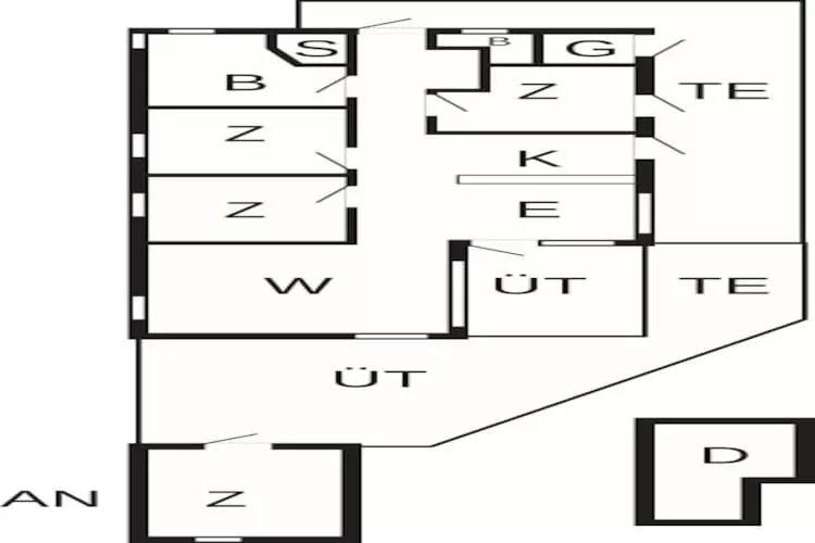 8 persoons vakantie huis in Ålbæk-Plattegrond
