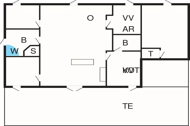 9 persoons vakantie huis in Dannemare-Plattegrond