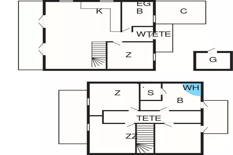8 persoons vakantie huis in Gjern-Plattegrond