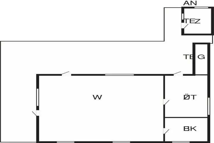 4 persoons vakantie huis in Læsø-Plattegrond