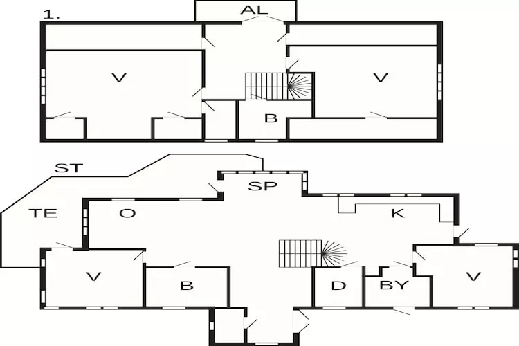 10 persoons vakantie huis in KLÖVEDAL-Plattegrond
