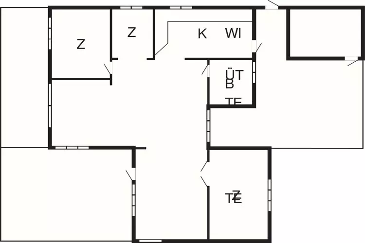 6 persoons vakantie huis in Glesborg-Plattegrond