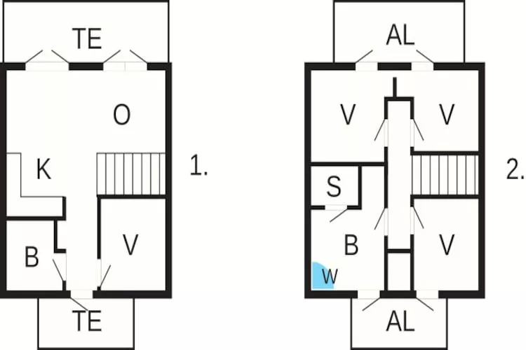 8 persoons vakantie huis in Gjern-Plattegrond
