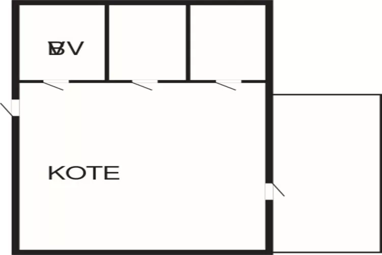 4 persoons vakantie huis in SMEDSTORP-Plattegrond