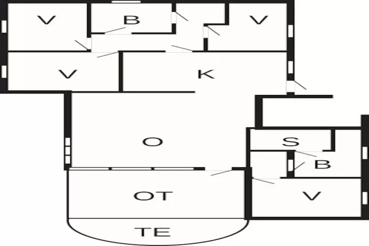 8 persoons vakantie huis in Ebeltoft-Plattegrond