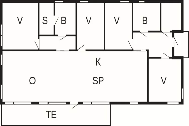 10 persoons vakantie huis in Fåvang-Plattegrond