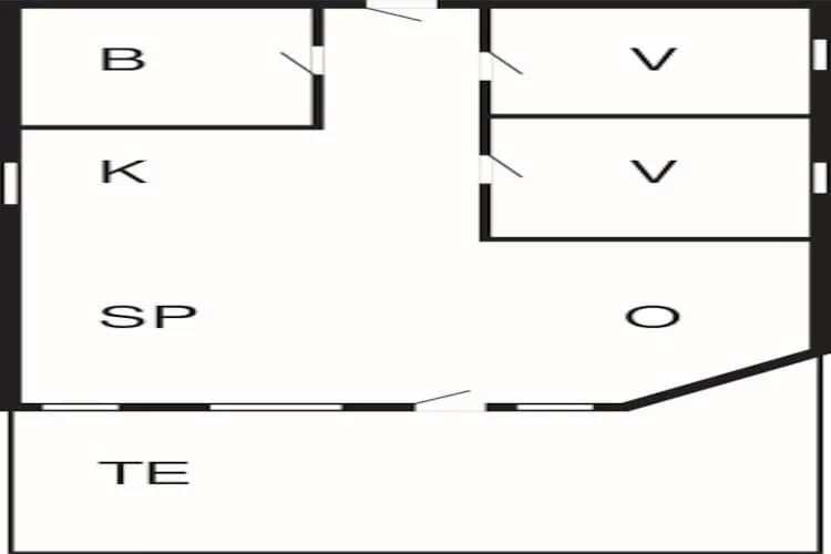 5 persoons vakantie huis in Otterup-Plattegrond