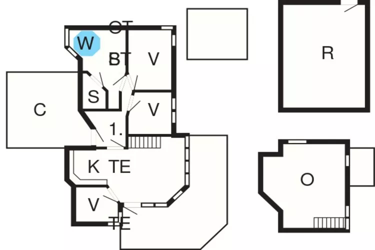 6 persoons vakantie huis in Ebeltoft-Plattegrond