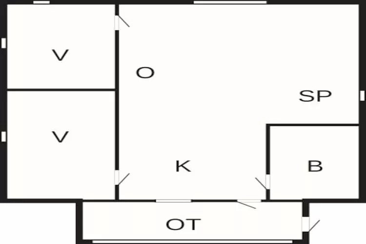 4 persoons vakantie huis in Haderslev-Plattegrond