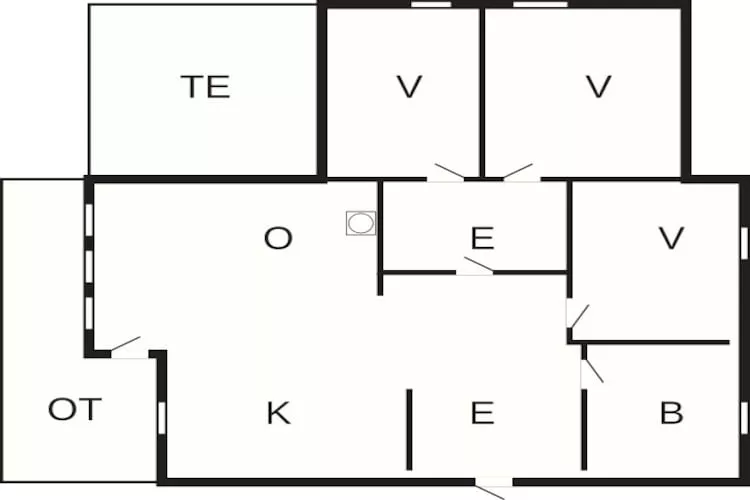 Kustsereniteit in Settem Fjord-By Traum-Plattegrond