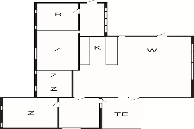 6 persoons vakantie huis in Glesborg-Plattegrond