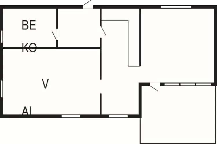 4 persoons vakantie huis in VESSIGEBRO-Plattegrond