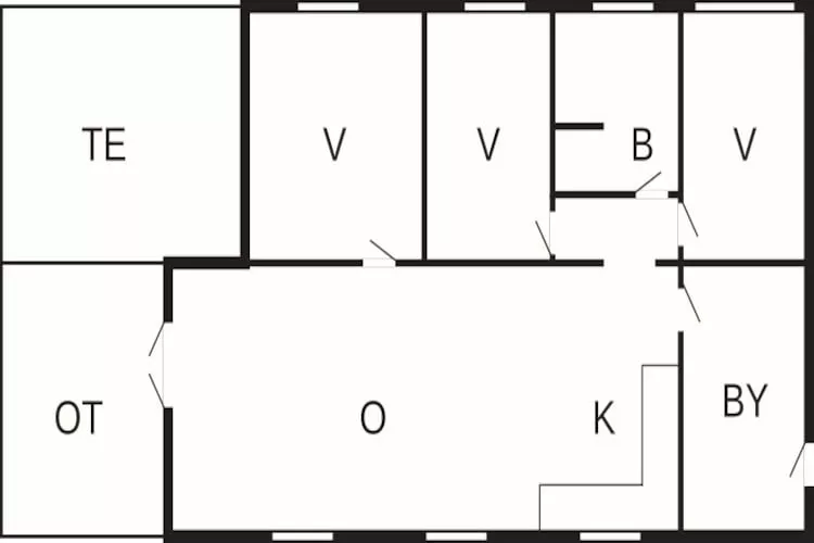 6 persoons vakantie huis in Fårvang-Plattegrond