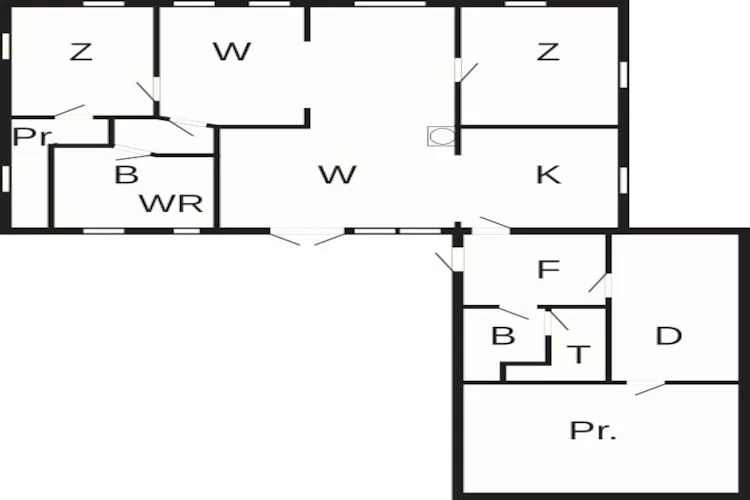 6 persoons vakantie huis in Broager-Plattegrond