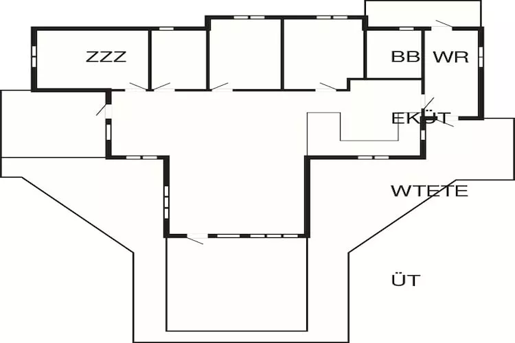 8 persoons vakantie huis in Læsø-Plattegrond