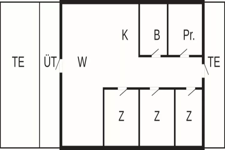 6 persoons vakantie huis in Toftlund-Plattegrond