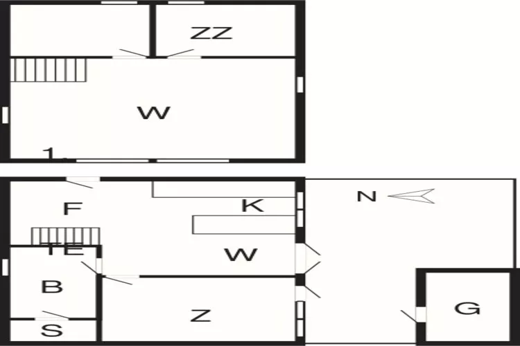 6 persoons vakantie huis in Thisted-Plattegrond