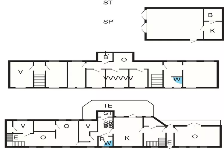 20 persoons vakantie huis in Svendborg-Plattegrond