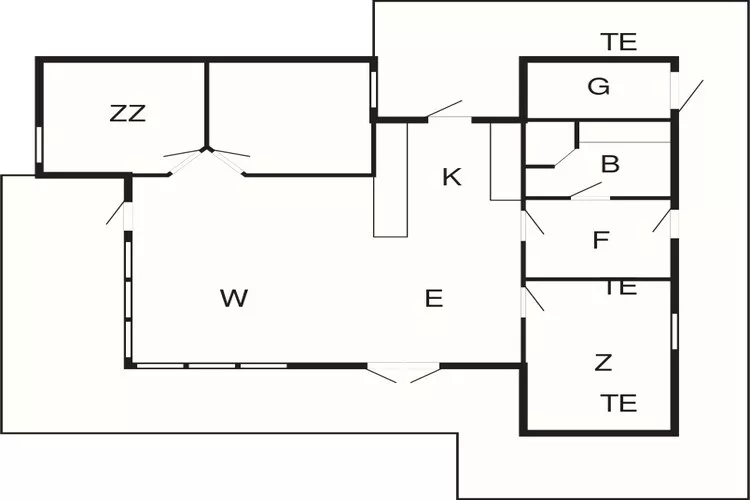 6 persoons vakantie huis in Fjerritslev-Plattegrond