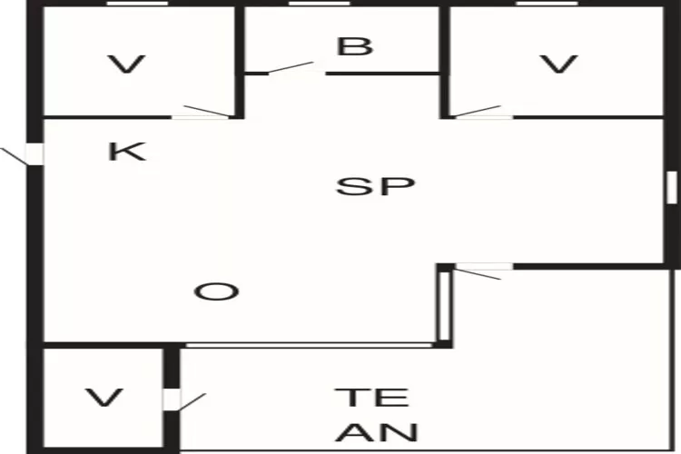 Rustieke toevluchtsoord in Klitmoller-By Traum-Plattegrond