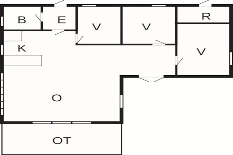 6 persoons vakantie huis in Vinderup-Plattegrond