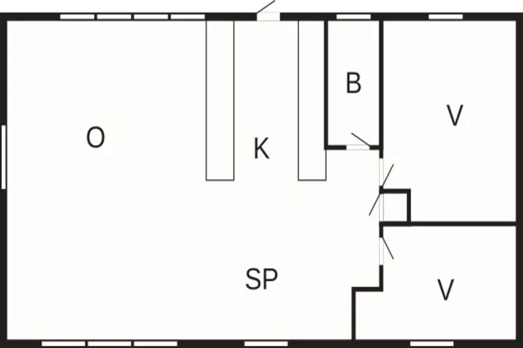 5 persoons vakantie huis in Fanø-Plattegrond