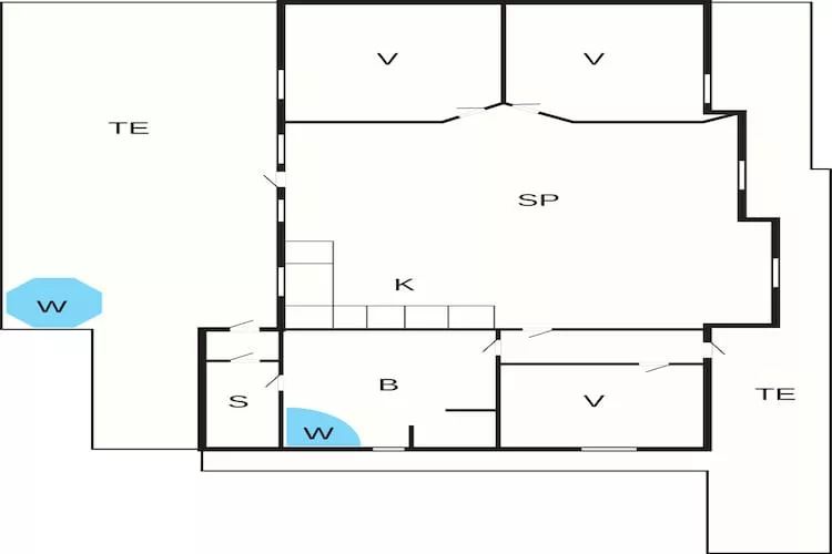 7 persoons vakantie huis in Grenaa-Plattegrond