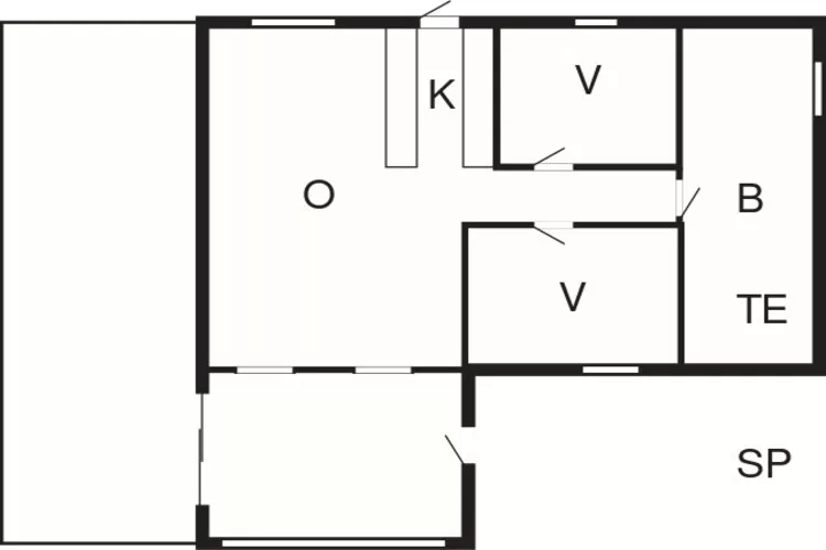Panoramisch Huisje Toevluchtsoord-By Traum-Plattegrond