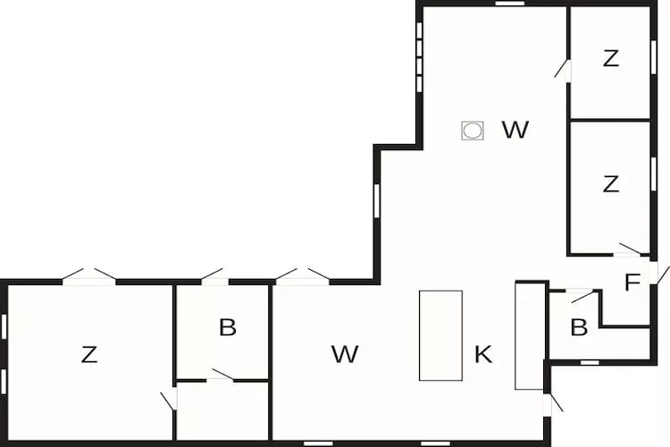 6 persoons vakantie huis in Gilleleje-Plattegrond