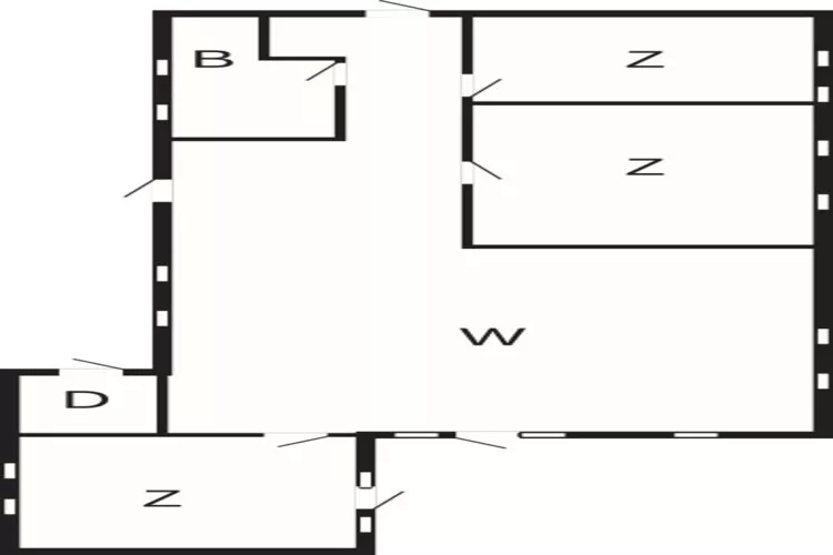 5 persoons vakantie huis in Hals-Plattegrond