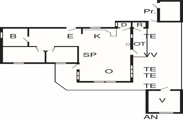 6 persoons vakantie huis in Ulfborg-Plattegrond