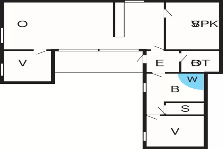 6 persoons vakantie huis in Dannemare-Plattegrond