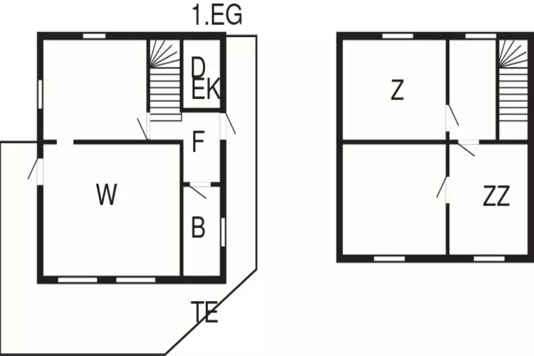 6 persoons vakantie huis in Olderdalen-Plattegrond