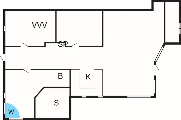 8 persoons vakantie huis in Glesborg-Plattegrond