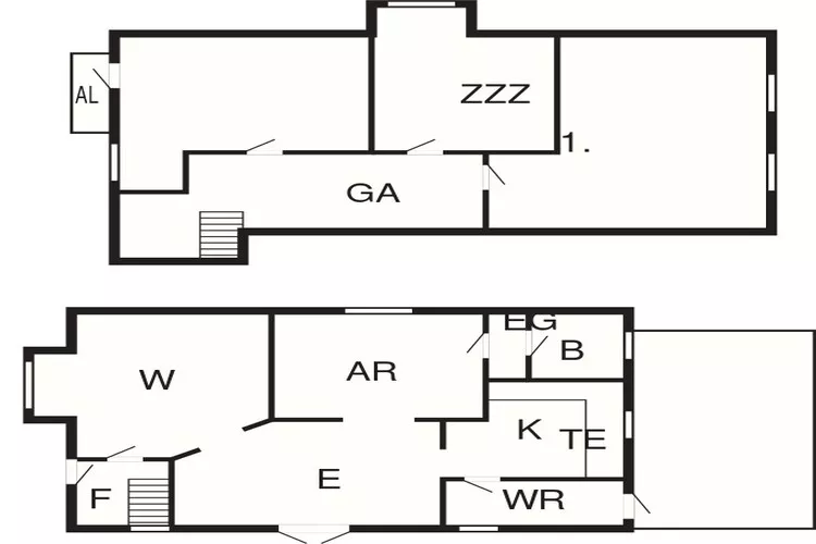 5 persoons vakantie huis in Holeby-Plattegrond