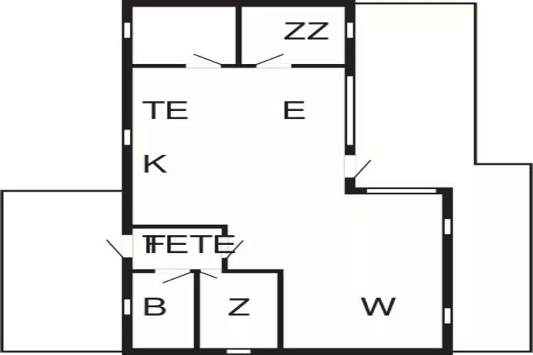 6 persoons vakantie huis in Fjerritslev-Plattegrond