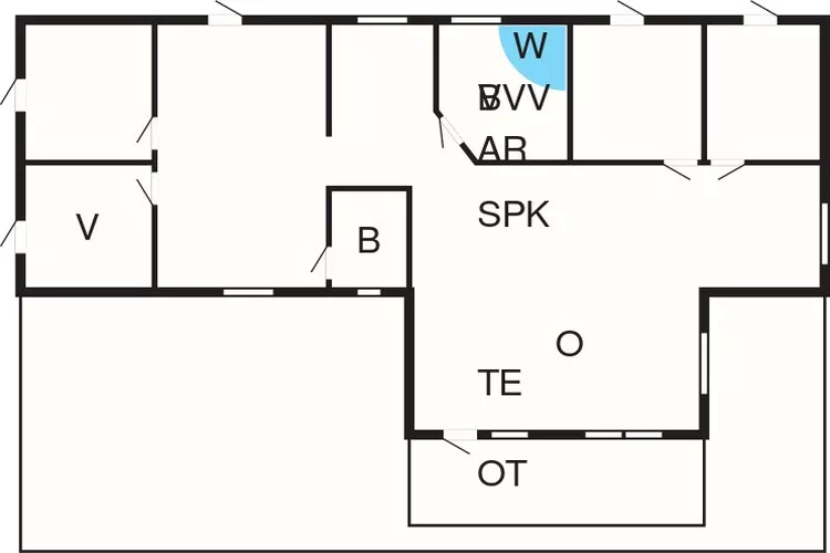 10 persoons vakantie huis in Thisted-Plattegrond
