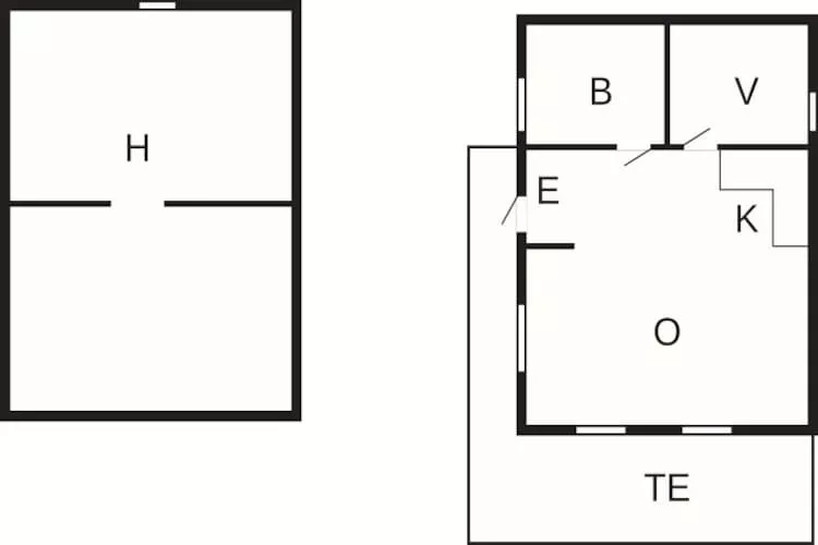 Kustcharme in Flaton Toevluchtsoord-By Traum-Plattegrond