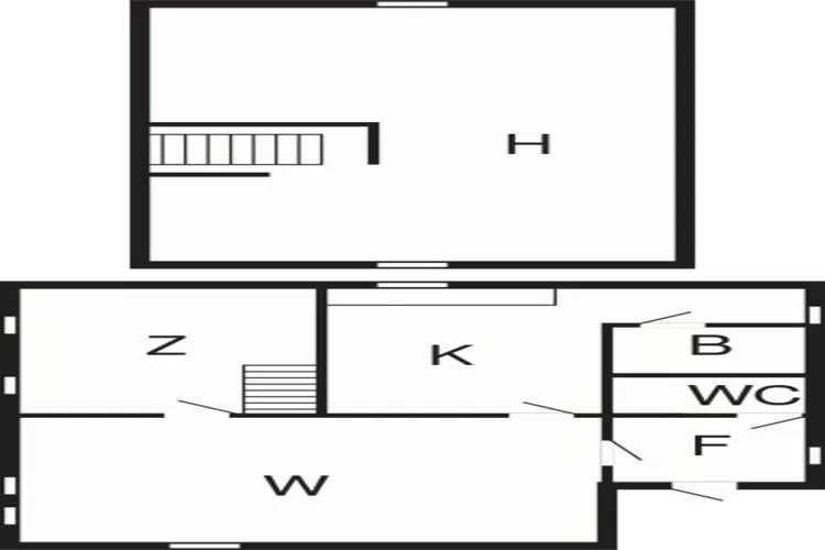 5 persoons vakantie huis in GREBBESTAD-Plattegrond