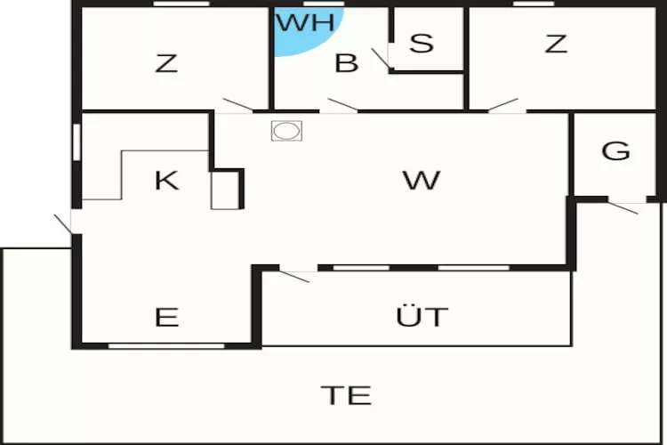6 persoons vakantie huis in Ringkøbing-Plattegrond