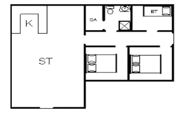 6 persoons vakantie huis in Hvide Sande-Plattegrond