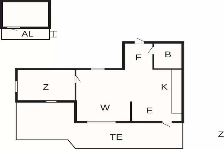 6 persoons vakantie huis in HENÅN-Plattegrond