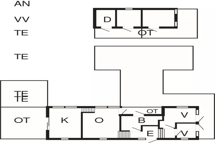 8 persoons vakantie huis in Ebeltoft-Plattegrond