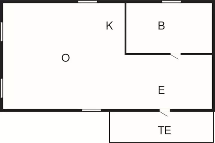 2 persoons vakantie huis in RIMFORSA-Plattegrond