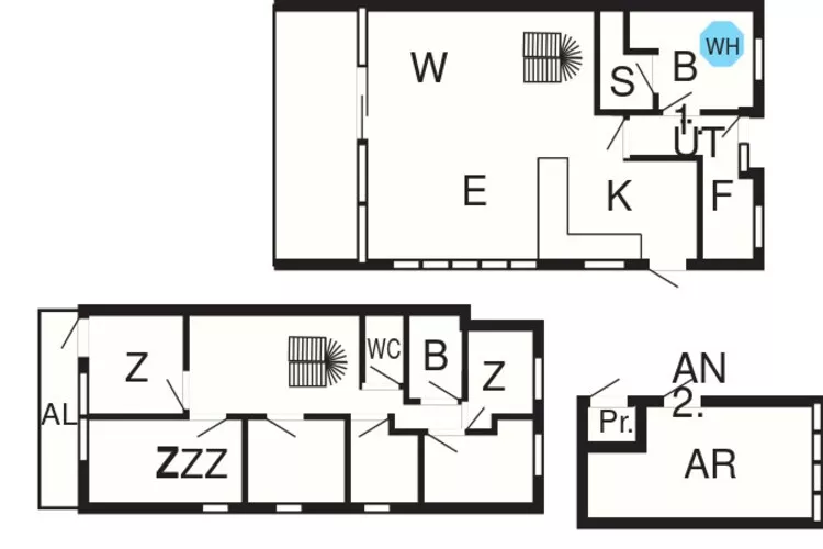 12 persoons vakantie huis in Væggerløse-Plattegrond
