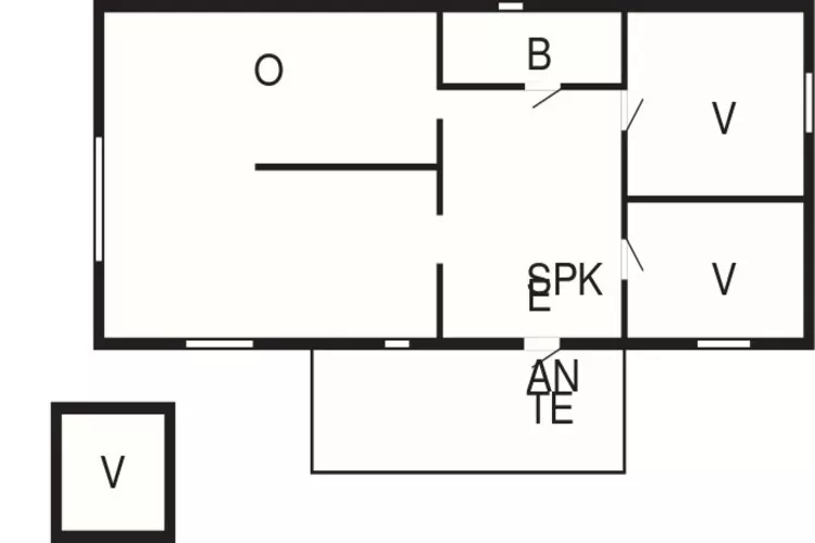 Gezellig huisje in Gesunda-By Traum-Plattegrond